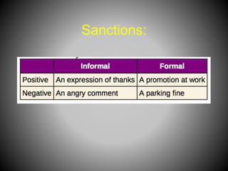 Sanctions:
 