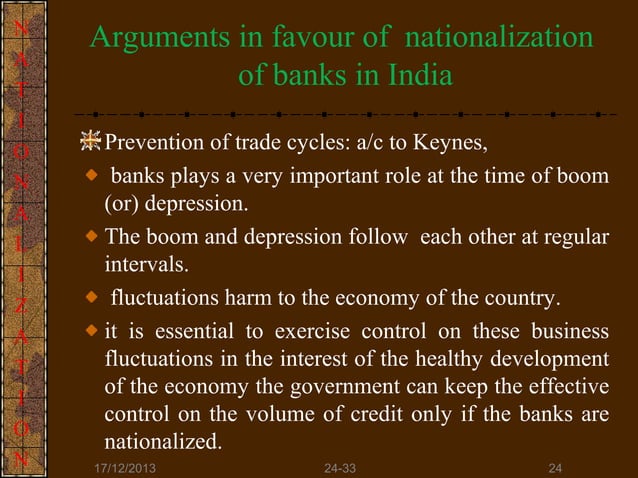 Social control and nationalization of banks. pptx.vasanth gowda uas ...