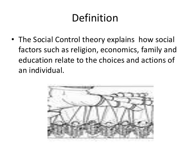 social control theory social control theory