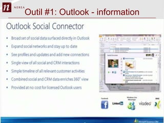 Outil #1: Outlook - information
 