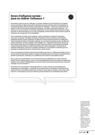 Social CRM - vers la Relation Client augmentée