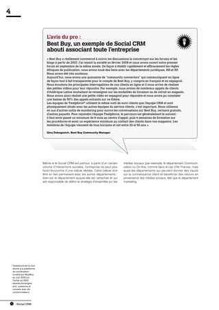 Social CRM - vers la Relation Client augmentée