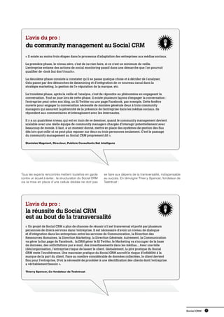 Social CRM - vers la Relation Client augmentée