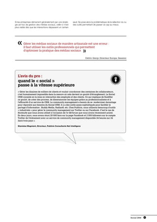 Social CRM - vers la Relation Client augmentée