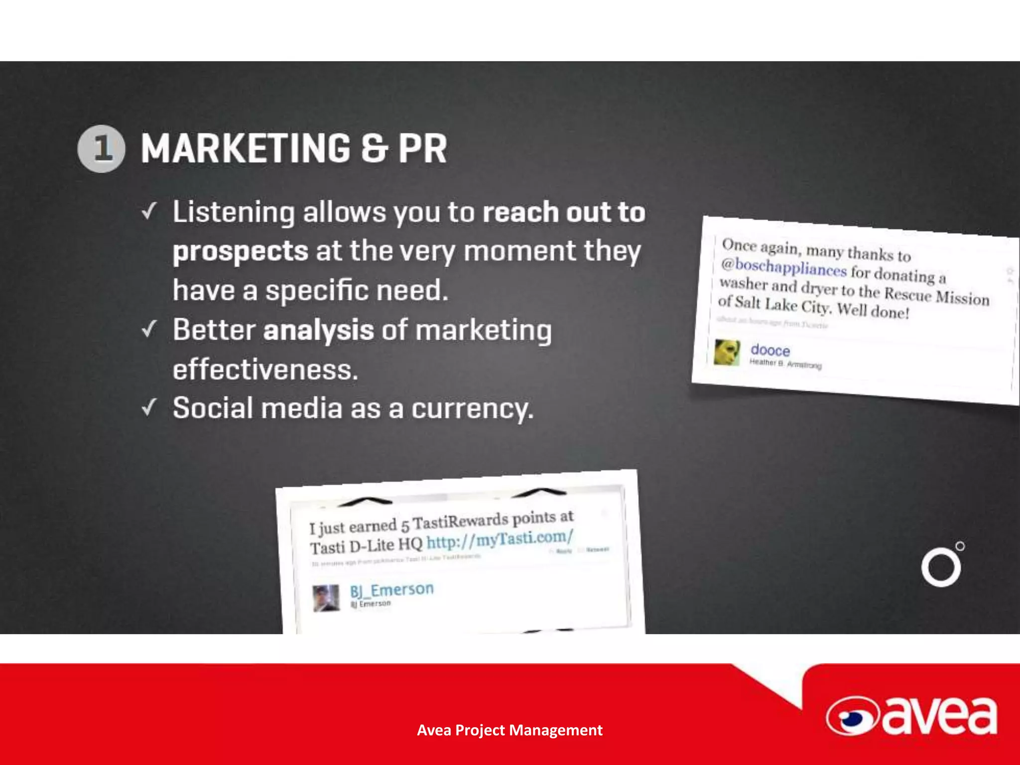 Avea Project Management
 