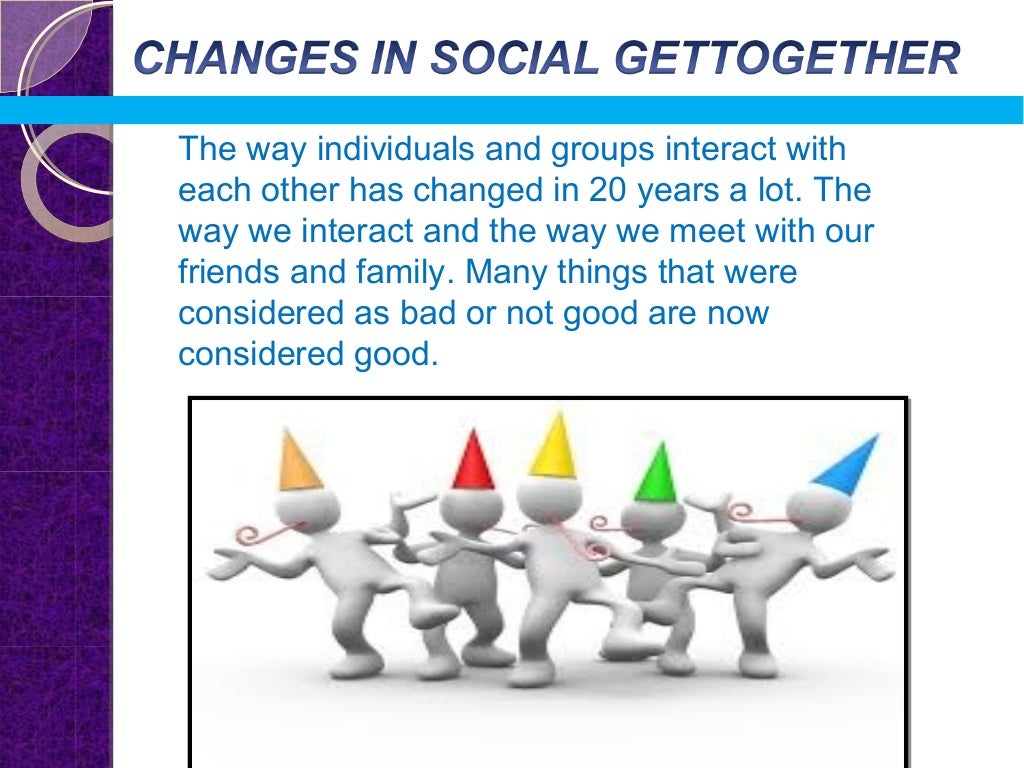 Social cultural changes pptx