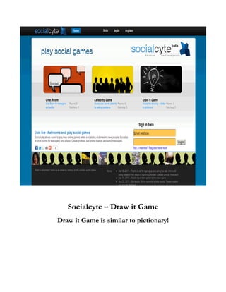 Socialcyte – Draw it Game
