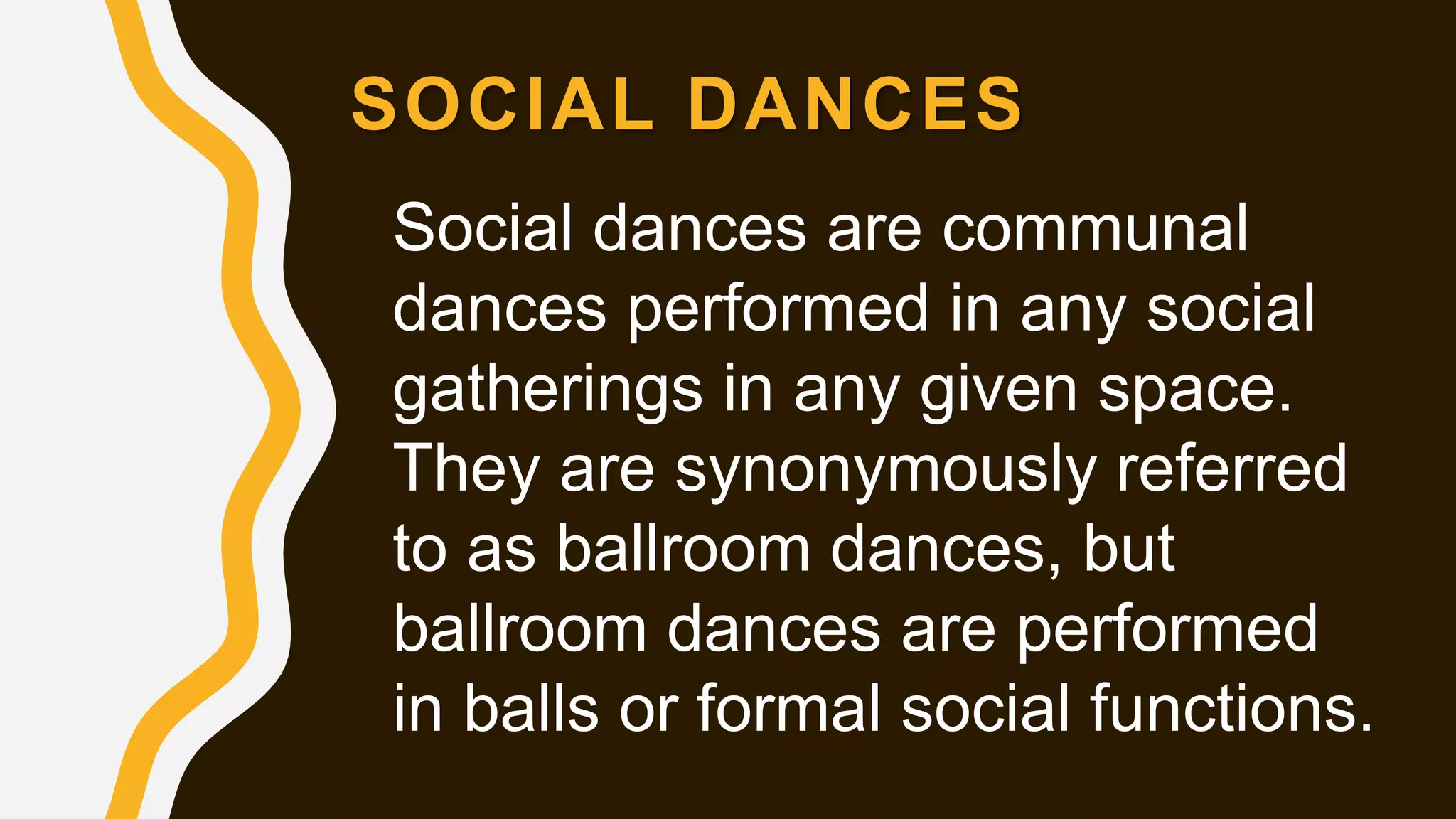 MAPEH Grade 9 PE Social Dances and Dance Mixers Second Quarter PPT