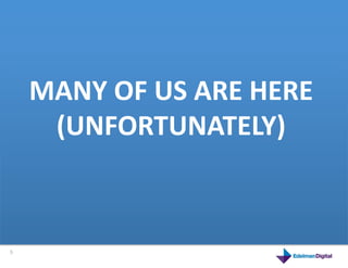 MANY	
  OF	
  US	
  ARE	
  HERE	
  
          (UNFORTUNATELY)	
  
        This	
  is	
  a	
  product	
  



5	
  
 