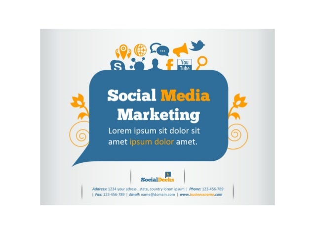 Media Powerpoint Templates socialdecks powerpoint template