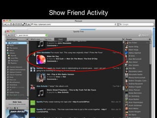 Show Friend Activity
 