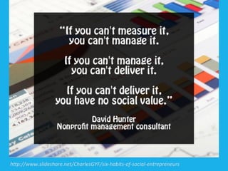 hp://www.slideshare.net/CharlesGYF/six-­‐habits-­‐of-­‐social-­‐entrepreneurs	
  
 