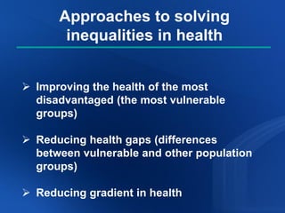 Social determinants and inequalities in health.pdf