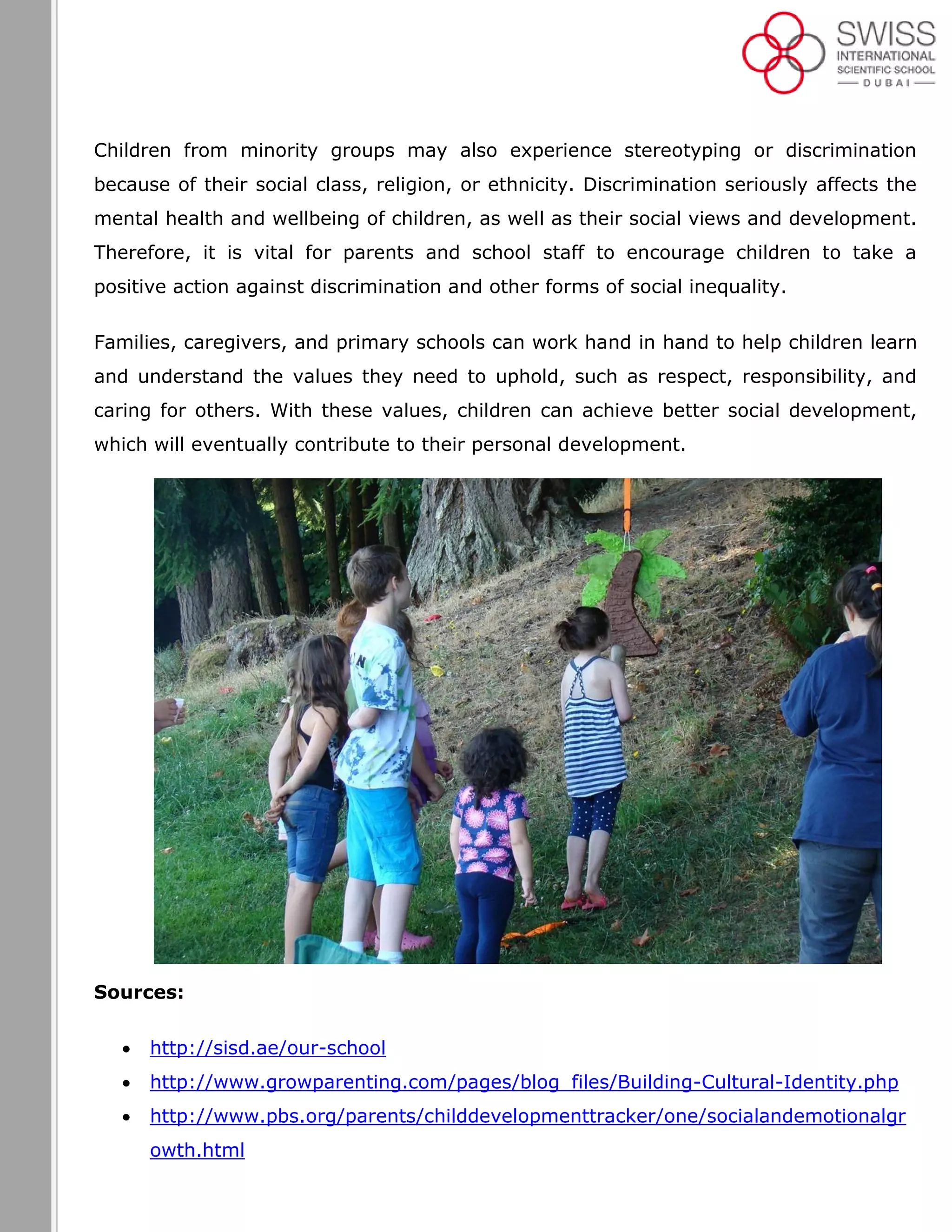 Social Development in Primary School Children: An Overview | PDF