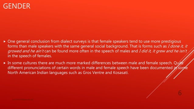 Social Dialects | PPT