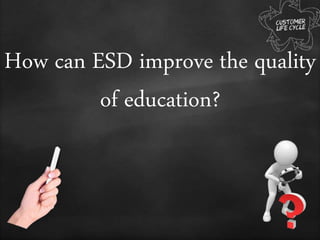How can ESD improve the quality
of education?
 