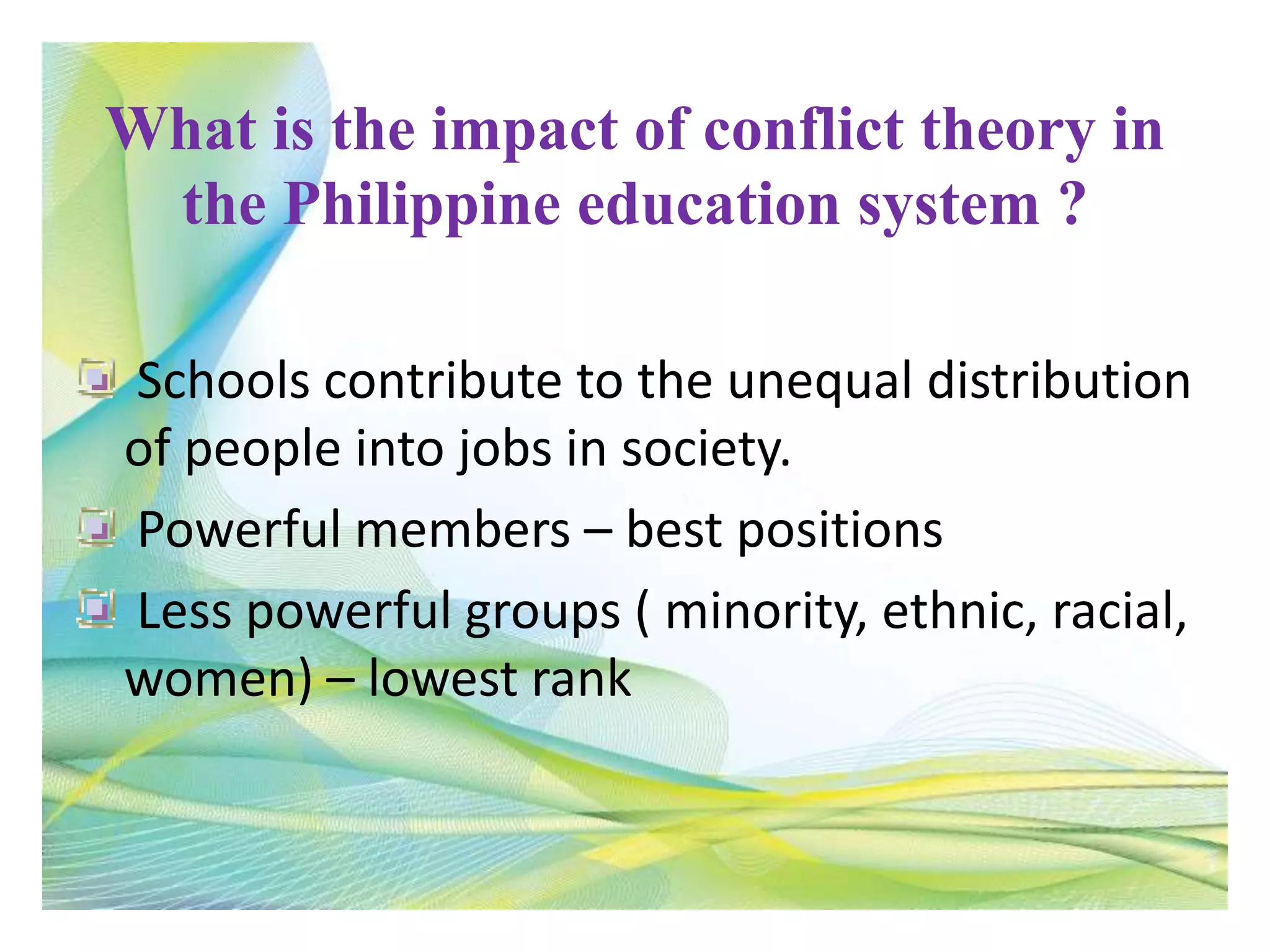 Introduction to the Social Dimensions of Education : Consensus and ...