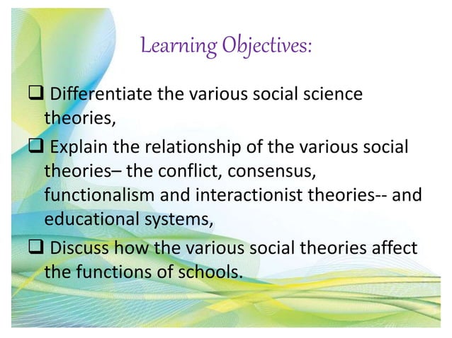 Introduction to the Social Dimensions of Education : Consensus and ...