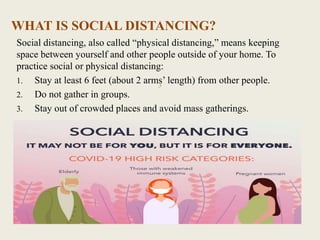 Why Practice Social Distancing Social distancing | PPTX