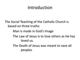 Social Doctrine of the Catholic Church for Catechists | PPTX
