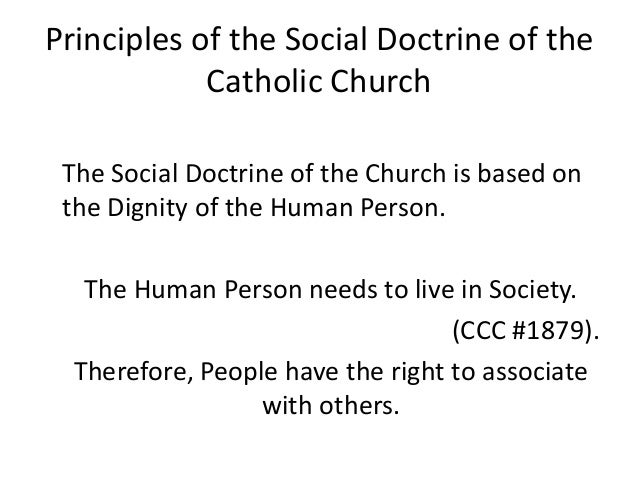 compendium of catholic social teaching