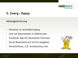 5. Zwerg - Dopey

    Adressgenerierung


    
           Hinweise im Anmeldevorgang
    
           Link auf Abonnement...