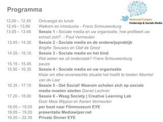 PO Pre Conference Sociale media en het kind - Frans Schouwenburg