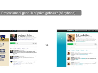 Professioneel gebruik of prive gebruik? (of hybride)




                               vs
 