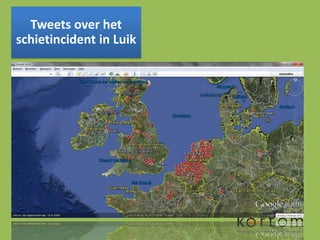 Tweets over het
schietincident in Luik
 