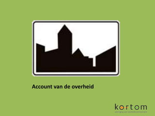 Account van de overheid
 