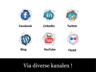 Sociale Media C Fluitend aan de Slag! Via diverse kanalen ! 