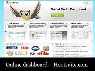 Online dashboard C Hootsuite.com  