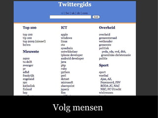 Sociale Media C Fluitend aan de Slag! Volg mensen  