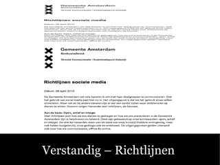 Verstandig C Richtlijnen  