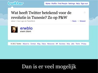 Dan is er veel mogelijk 