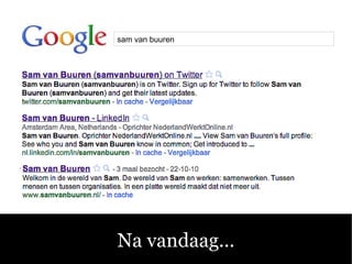 sam van buuren Na vandaag... 
