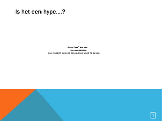 Is het een hype….? 