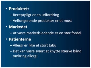 TruslerHovedformål:Produktudvikling