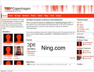 Ning.com


fredag den 17. juni 2011
 