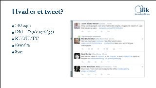 Sociale medier og twitter handouts