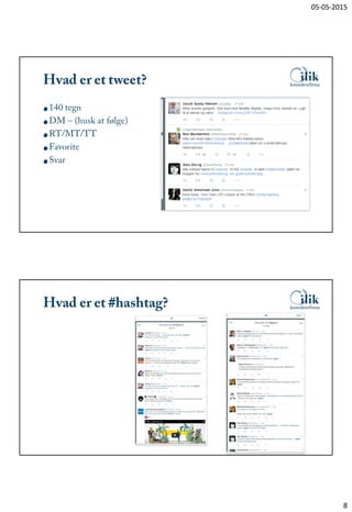 Sociale medier og twitter handouts