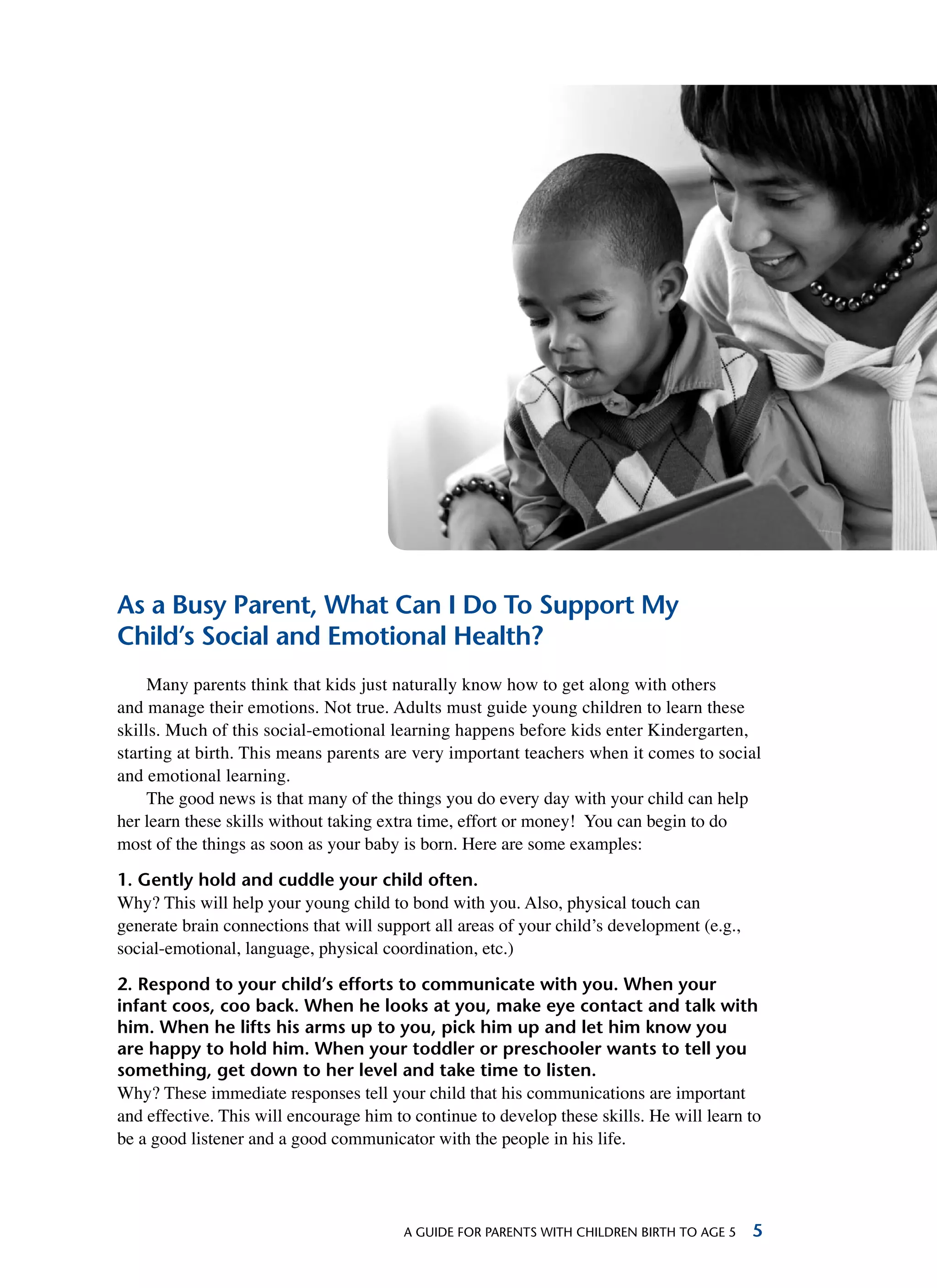 Social Emotional Booklet | PDF