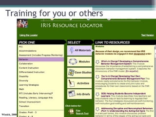 Training for you or others 