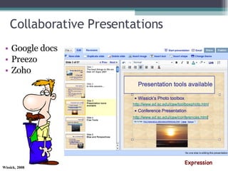 Collaborative Presentations Google docs  Preezo Zoho  Expression 