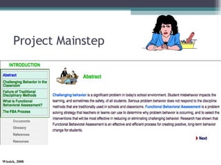 Project Mainstep 