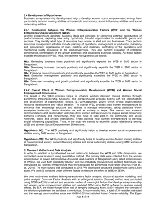 Social Empowerment Through Women Entrepreneurship Development in ...