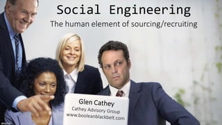 Social Engineering
The human element of sourcing/recruiting
#NWRA
 