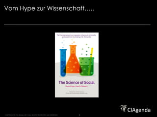 Vom Hype zur Wissenschaft…..                                            Strategy. Execution. Results.




COPYRIGHT © Phil Winters 20112 ALL RIGHTS PROTECTED AND RESERVED.   5
 