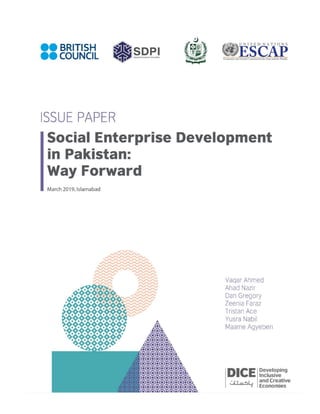Social Enterprise Development in Pakistan | PDF