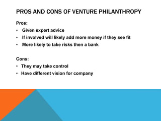 Social entrepreneurship Slide 37